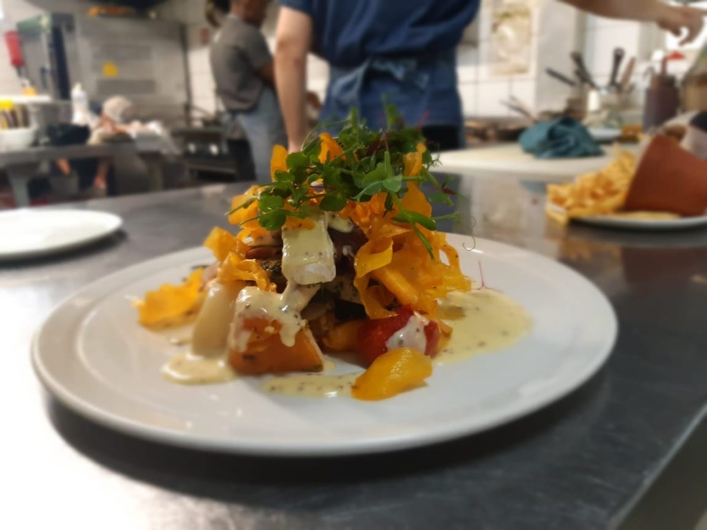 Chicken, Prosciutto & Brie Stack Sagewood Cafe