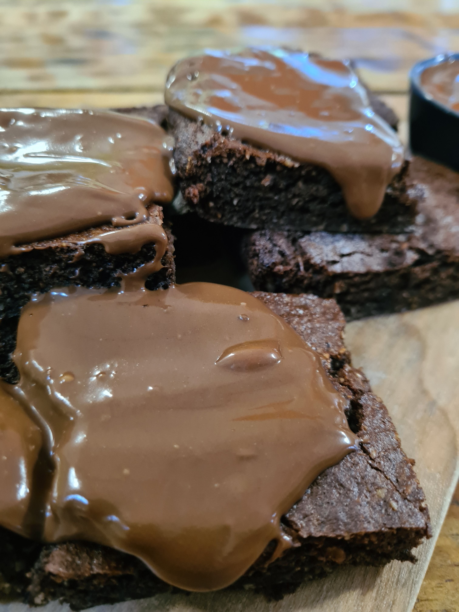 chocolate macadamia nut butter brownies Sagewood Cafe