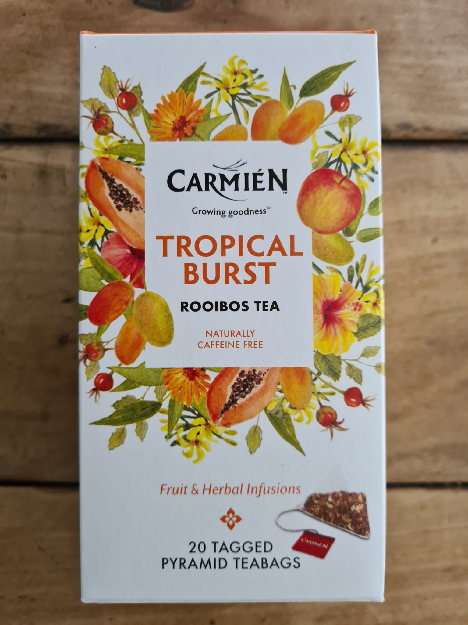 Carmien Green Rooibos Tea Tropical Burst Sagewood Cafe