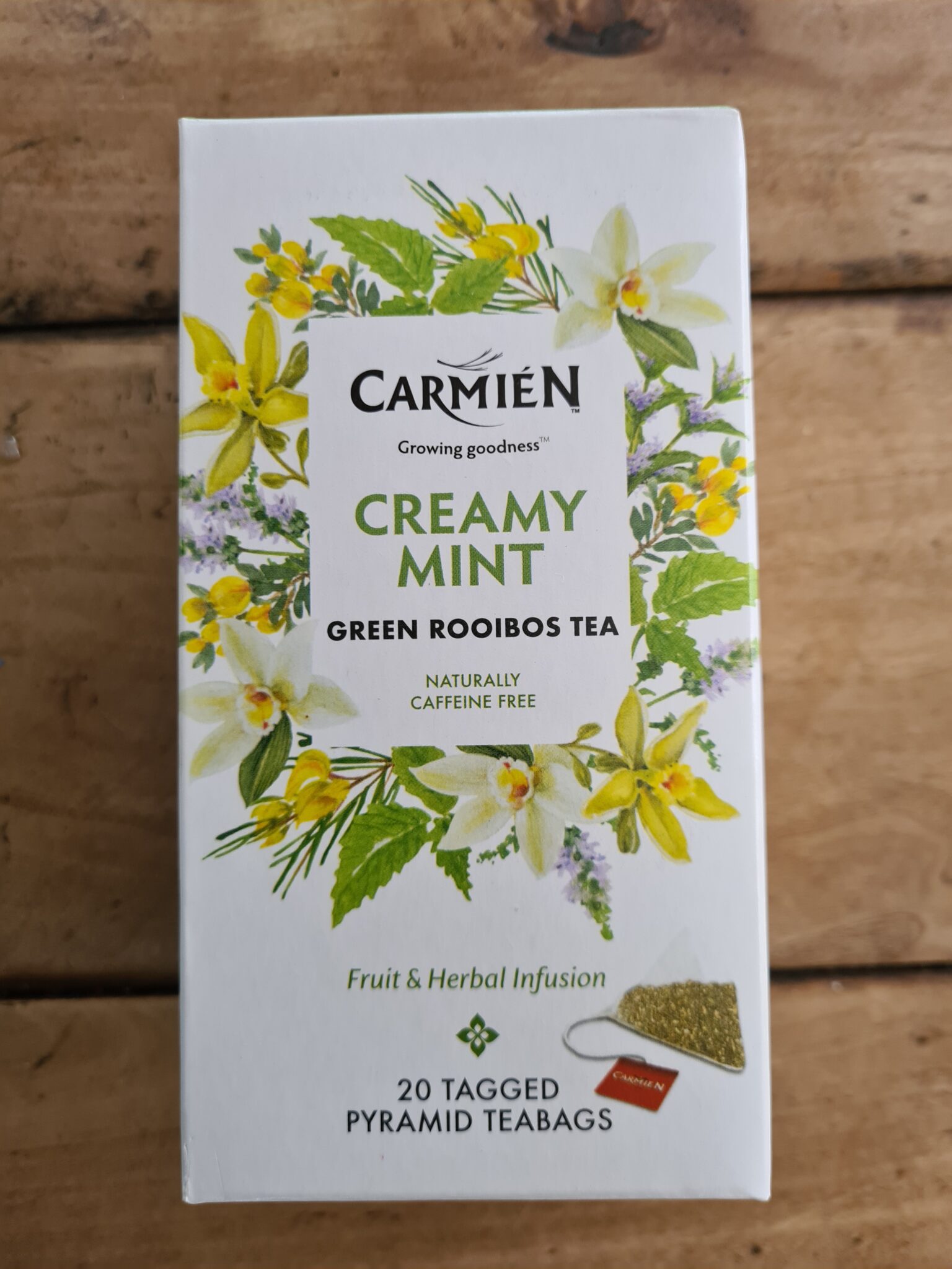 Carmien Green Rooibos Tea Creamy Mint Sagewood Cafe